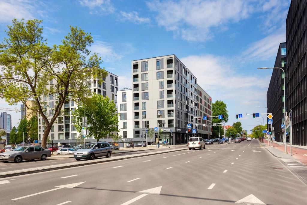 Апартаменты Cosy White Scandinavian Apartment By Houseys Вильнюс