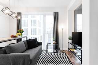 Апартаменты Cosy White Scandinavian Apartment By Houseys Вильнюс Апартаменты с 1 спальней-12