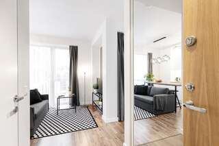 Апартаменты Cosy White Scandinavian Apartment By Houseys Вильнюс Апартаменты с 1 спальней-3